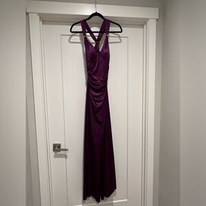 Josh & Jazz silky purple formal dress
